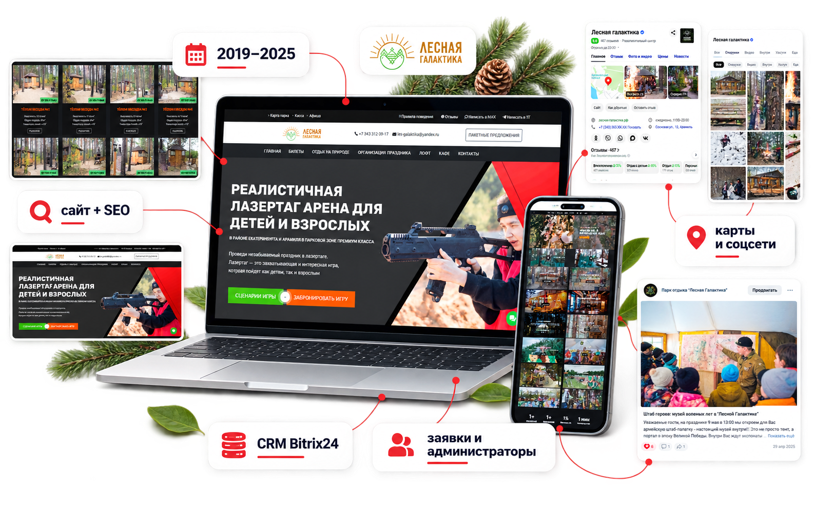Лесная Галактика — общий обзор digital-системы проекта